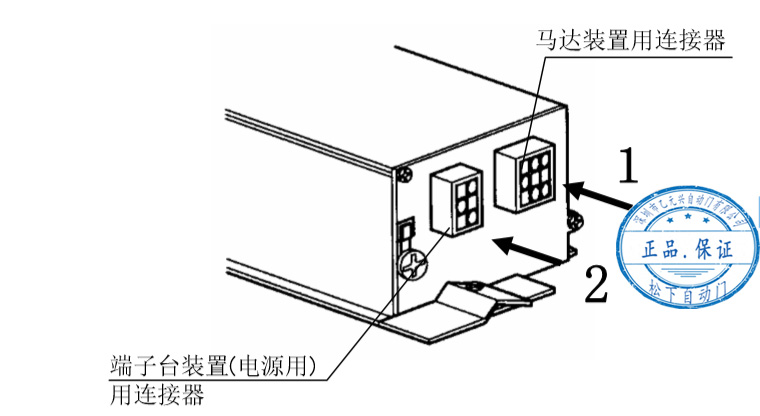 松下自動門控制器固定-右側(cè) 松下自動門控制器固定-右側(cè)